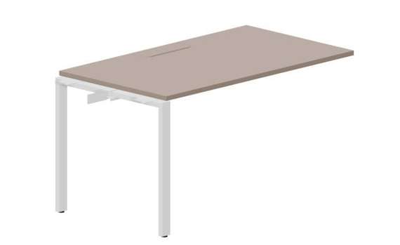 стол Strike 1380х780х750мм (меламиновый аутлет) - приставной элемент