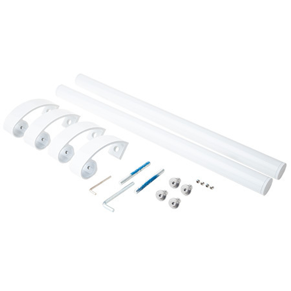 Ручка скоба офисная Апекс HC-1001-32/250/400-W белая