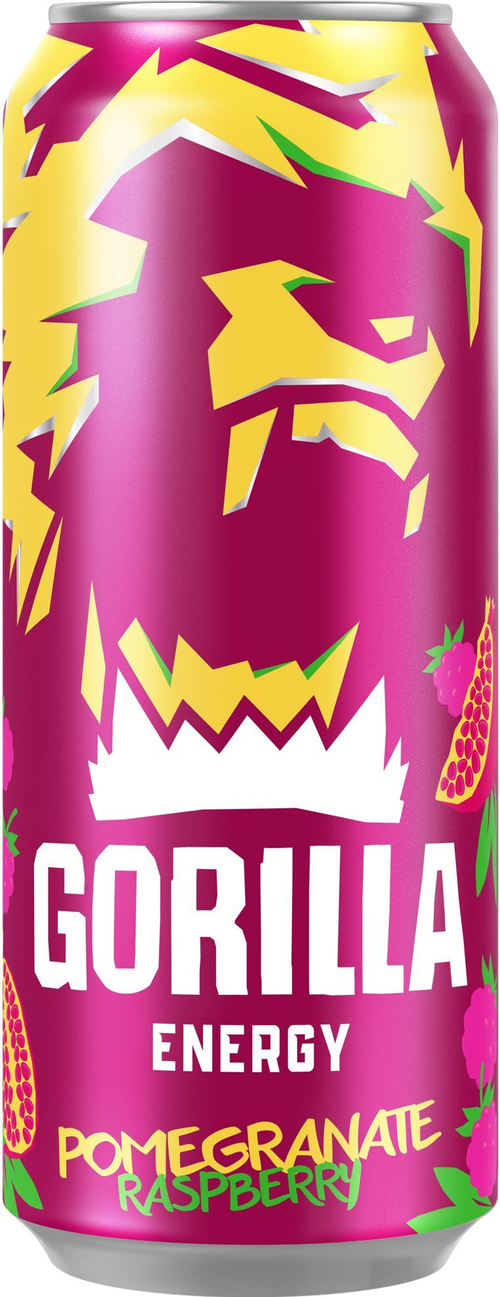 Энергетически напиток Gorilla Гранат-Малина 450мл ж/б
