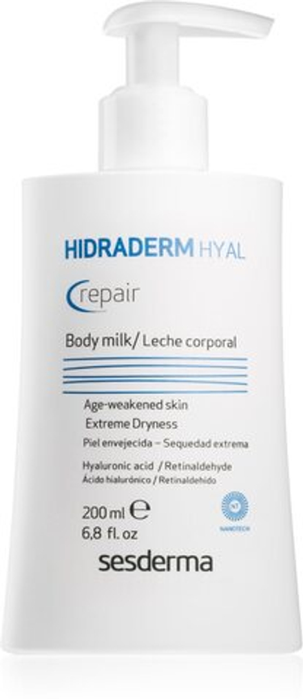 Sesderma Hidraderm Hyal - Интенсивно увлажняющий лосьон для тела для очень сухой кожи /   200  ml  / GTIN 8429979418449