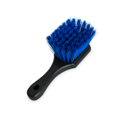 AuTech Универсальная щетка средней мягкости с короткой ручкой, синий ворс