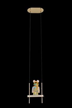 Подвесной светильник LED 5W 3200K LE3024/1S GD/MU золото/мульти Joli Leon