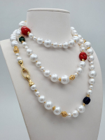 91001218 Колье SELENA PEARLS