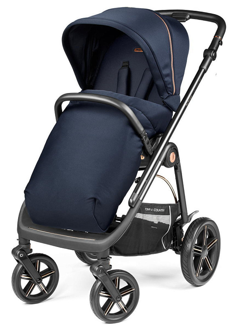 Коляска Peg Perego Veloce TC Brio Culla Belvedere 2 в 1 Blue Shine