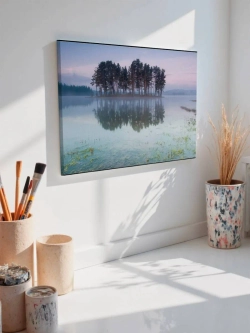 Картина на стену 40 X 50 Остров на озере