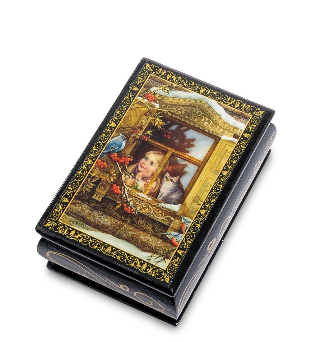 ШК-11/ 1-E Шкатулка в технике декупаж (6х9х4)