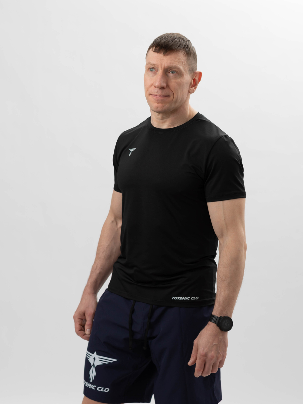 Футболка спортивная TOTEMIC CLO черная