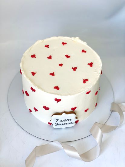 Бенто торт Люблю сердечки №1081