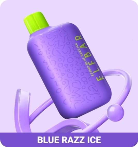 ELF BAR EP8000 - Blue Razz Ice (5% nic)