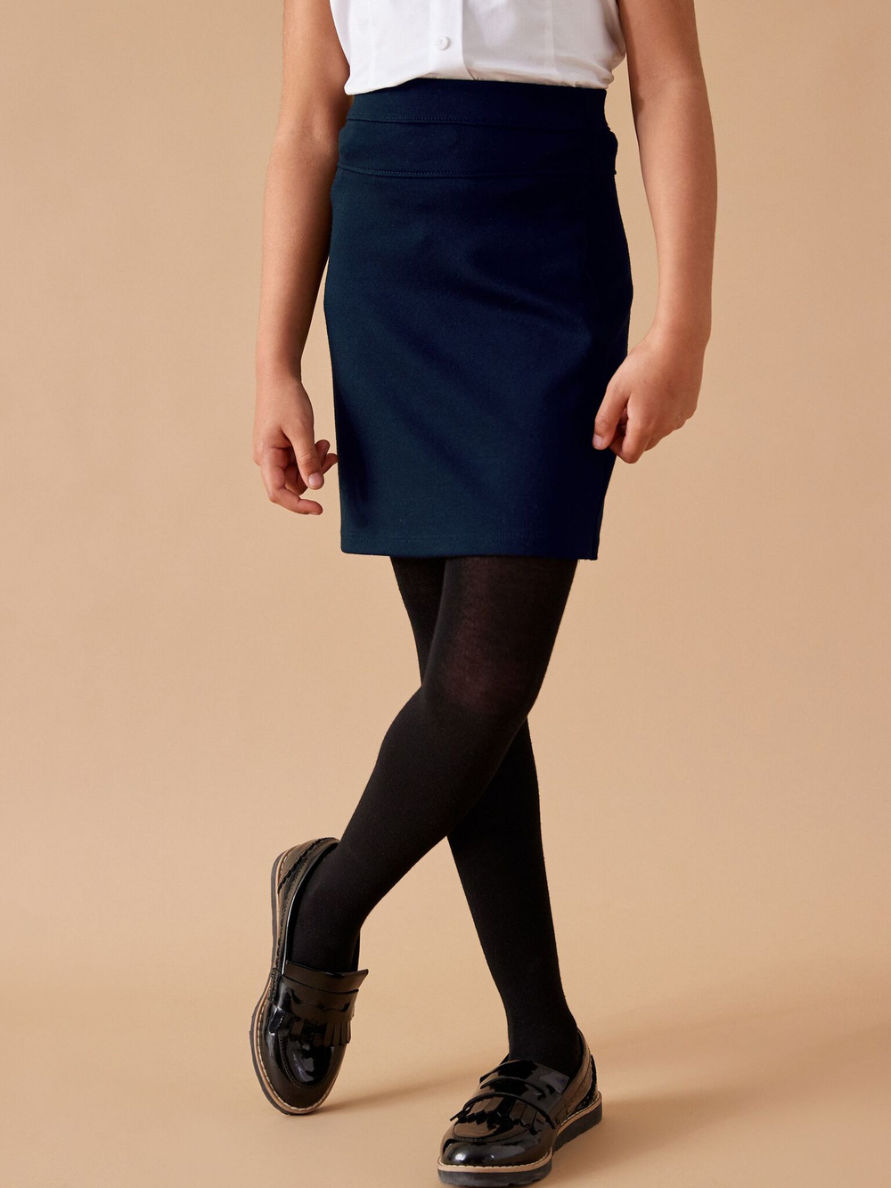 Юбка школьная для девочки Next 950-071, Темно-синий