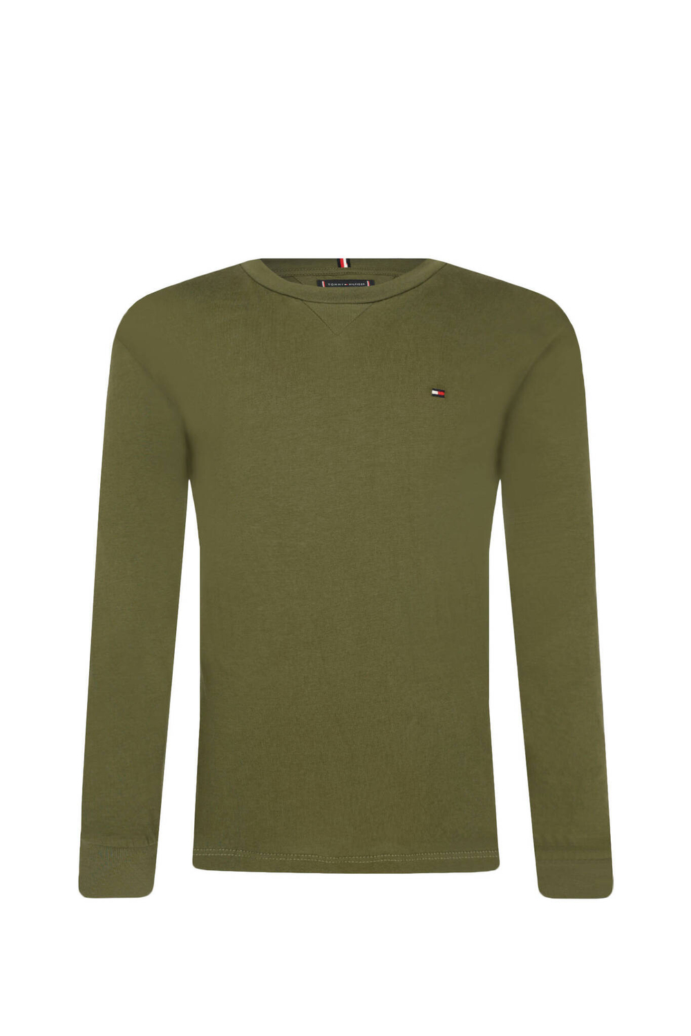 Лонгслив Tommy Hilfiger - зеленый(KB0KB08576)