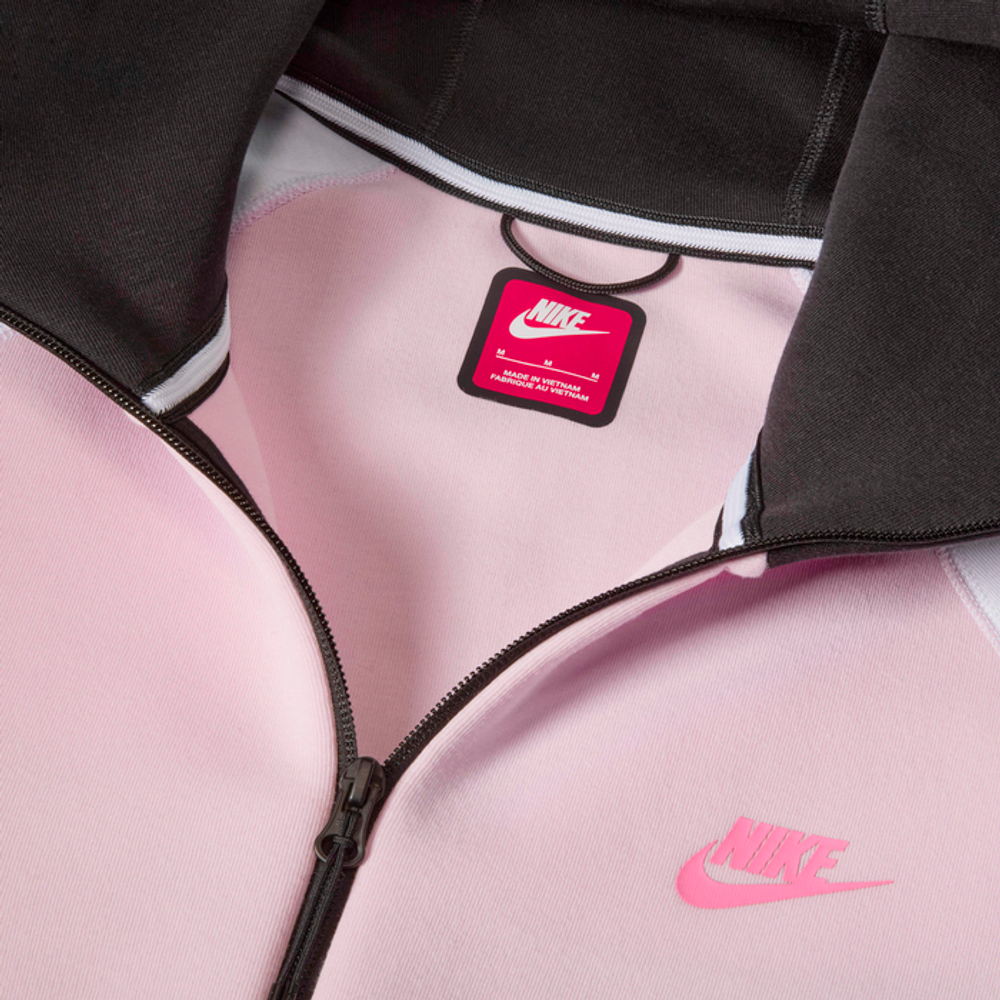 Зип Худи Nike Tech Fleece 2023 Black/Pink/White