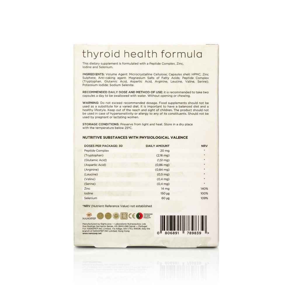 ТИРОИД Формула Здоровья, THIROID Health Formula №15 с пептидом щитовидной железы