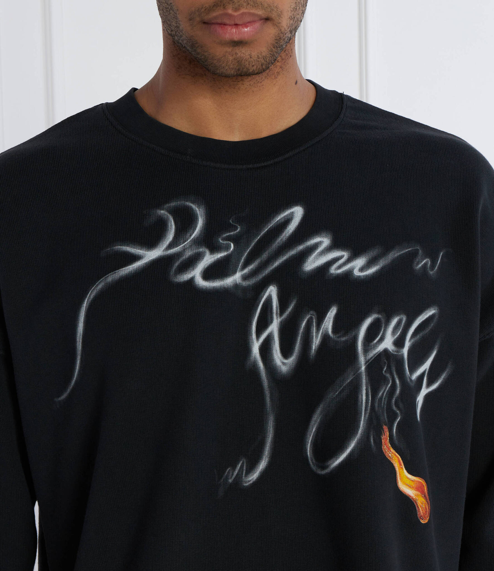 Худи Palm Angels - черный(PMBA074R 24FLE003)