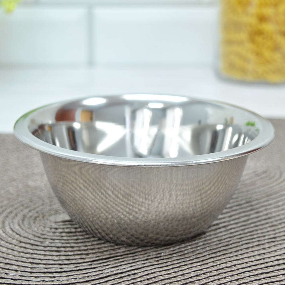 Миска 14см нерж глубокая 490мл HE4002-14