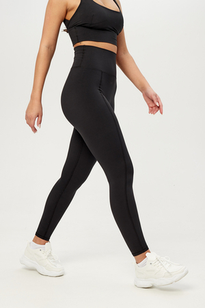 Легинсы с высокой талией и боковым швом