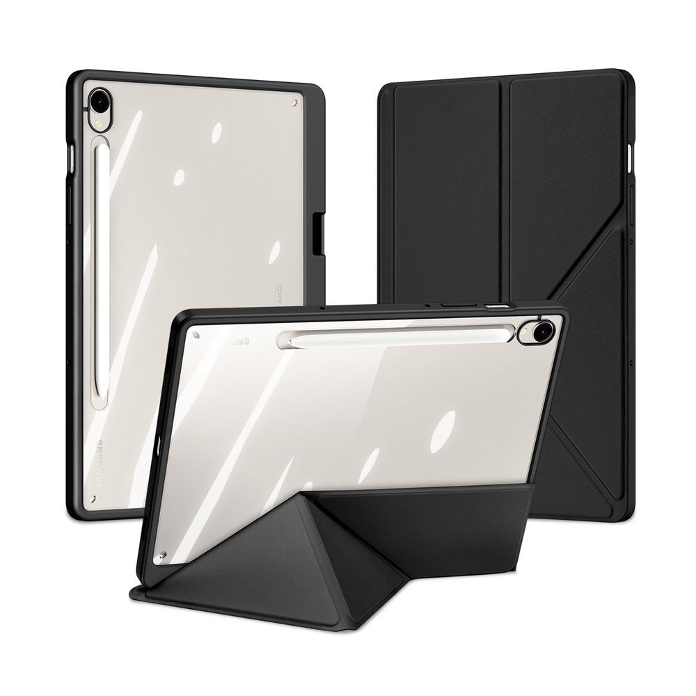 Чехол книжка от Dux Ducis для Samsung Galaxy Tab S9, Tab S9 FE и Tab S10 FE, серия Magi Series Case, с держателем Pencil и функцией автоматического перехода в спящий режим