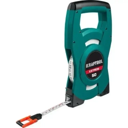 Геодезическая стальная мерная лента KRAFTOOL Extrem 50 м 34185-50