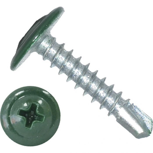 Полусфера Саморезы зеленые 4,2х19 СВЕРЛО