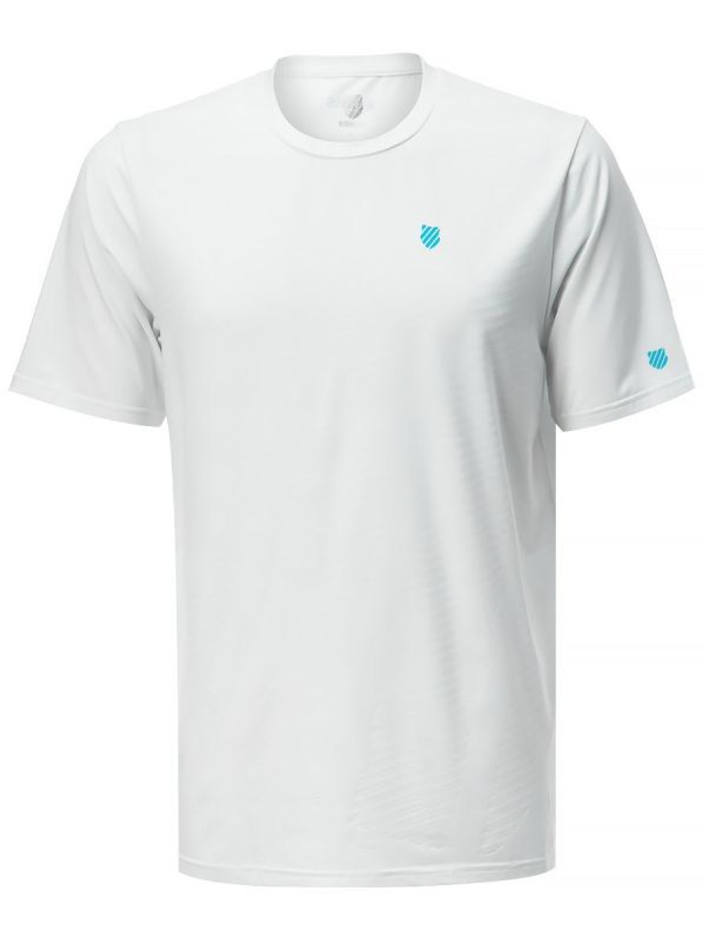 Мужская теннисная футболка K-Swiss Tac Hypercourt Shield Crew M - white