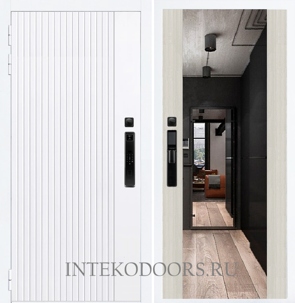 Вертикаль Белая F55 зеркало ELIT