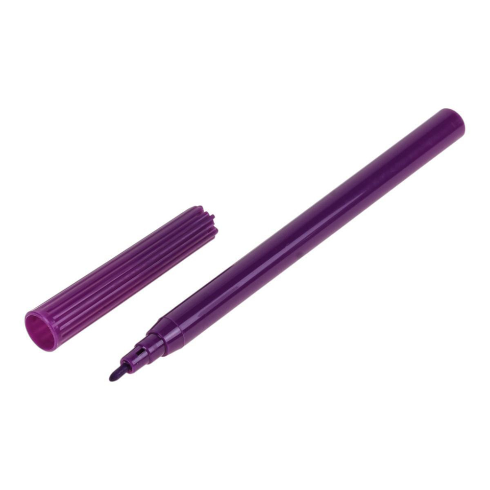 Фломастеры "Панда" 24 цвета, вентилируемый колпачок, ПВХ упаковка