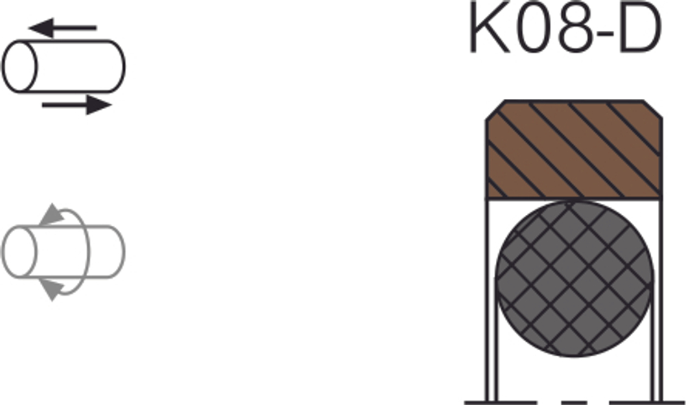 Уплотнение поршня K08-D 300x279x8.1