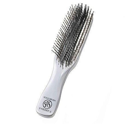 S-HEART-S Plus Long Silver - массажная щетка для кожи головы
