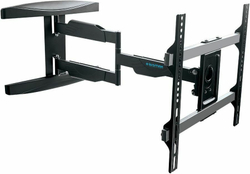 Кронштейн для телевизора Kromax ATLANTIS-60 черный 26"-65" макс.40кг настенный поворотно-выдвижной и наклонный (28015)