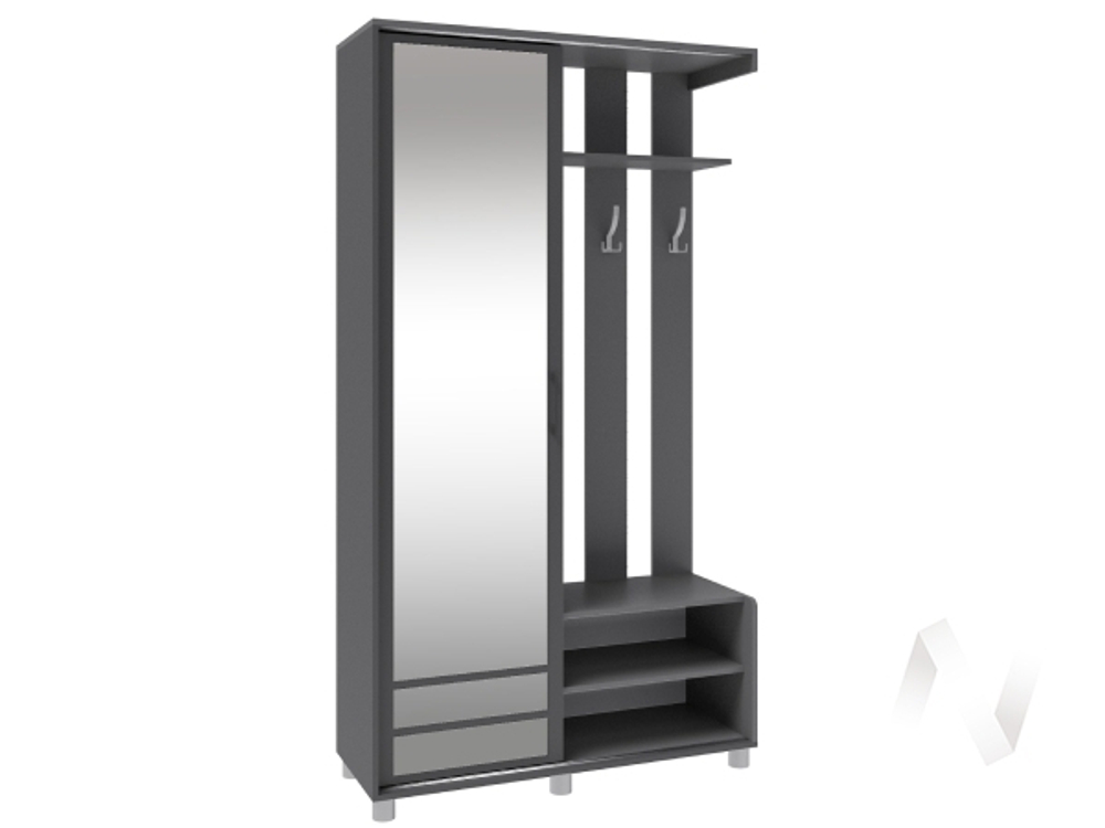 Прихожая Ларго-2 (графит серый)