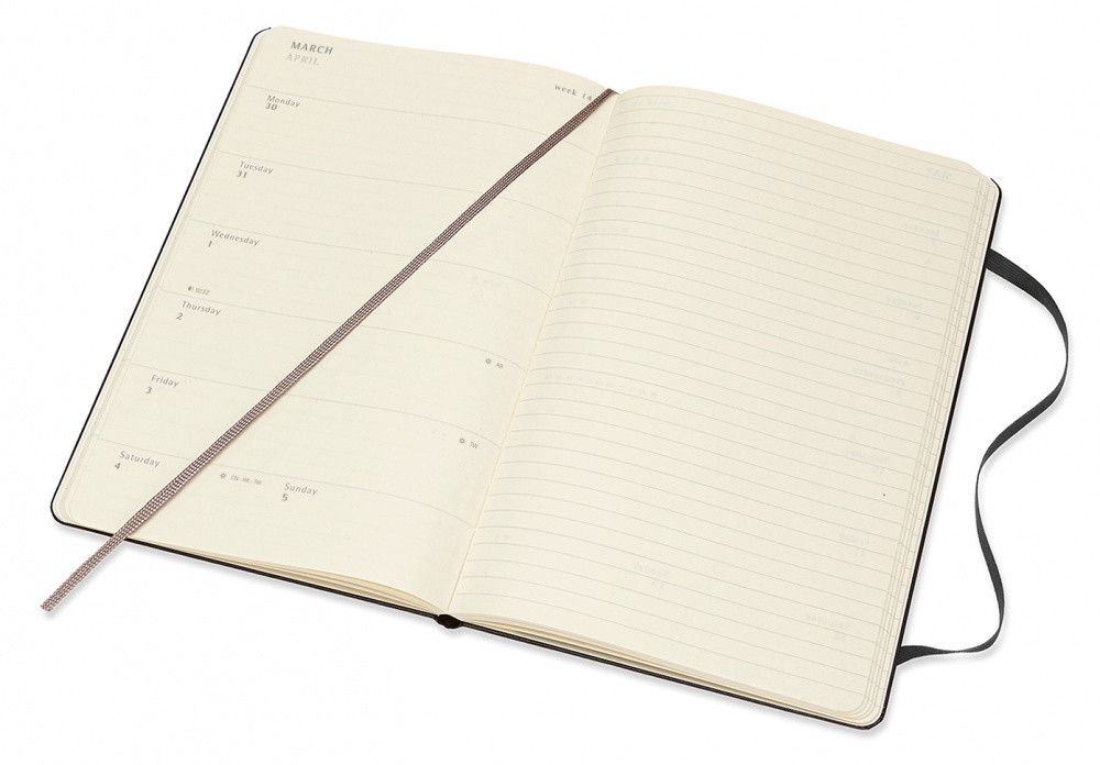 Еженедельник Moleskine Classic Weekly Large 130х210 мм (DHB12WN3)