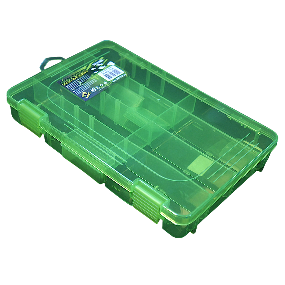 Коробка HitFish HFBOX-304 рыболовная 19 отделений 275х180х43мм Pro series