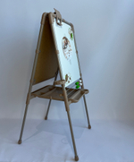 Мольберт (доска) для детей двусторонний напольный РАСТУЩИЙ М2 Бежевый (М2/Б2)