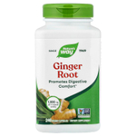 Nature's Way, корень имбиря, 240 веганских капсул (0,55 мг в 1 капсуле)