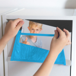 Кармашки для детского сада на липучке. Космос