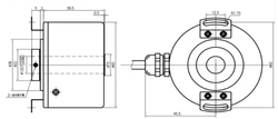 Энкодер ZKT6012-001G-100BZ1-5-24F