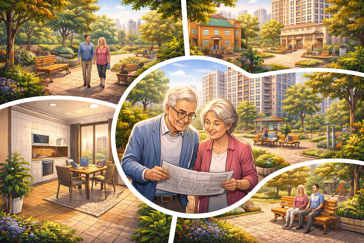 Как выбрать квартиру пожилой паре: важные нюансы и подходящие новостройки в Новосибирске