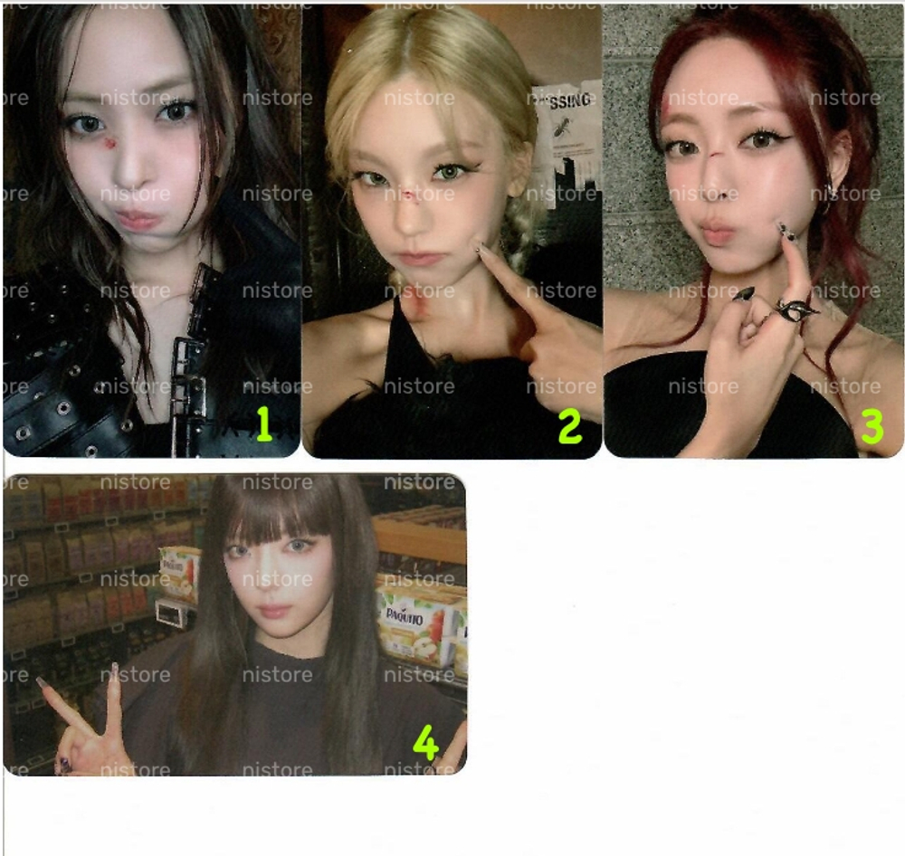 Фотокарты ITZY - Tunnel vision (Apple music)