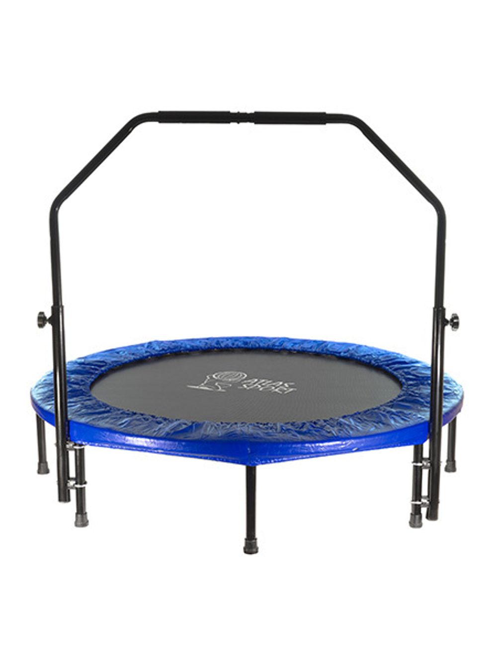 Батут для фитнеса ATLAS SPORT 122 см с ручкой на пружинах