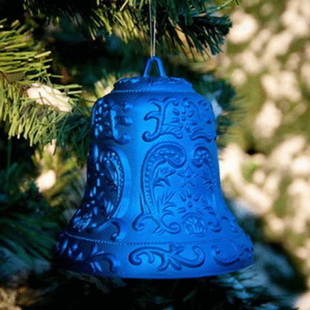 игрушка на елку «Колокольчик с узором»