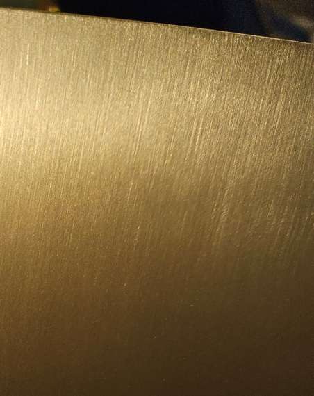 Журнальный столик Stone Antique L, Ø90х30 см, латунь, керамогранит