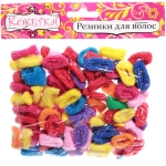 Резинки для волос 100шт «Кокетка - Малышки», цвет микс, d-2,3см