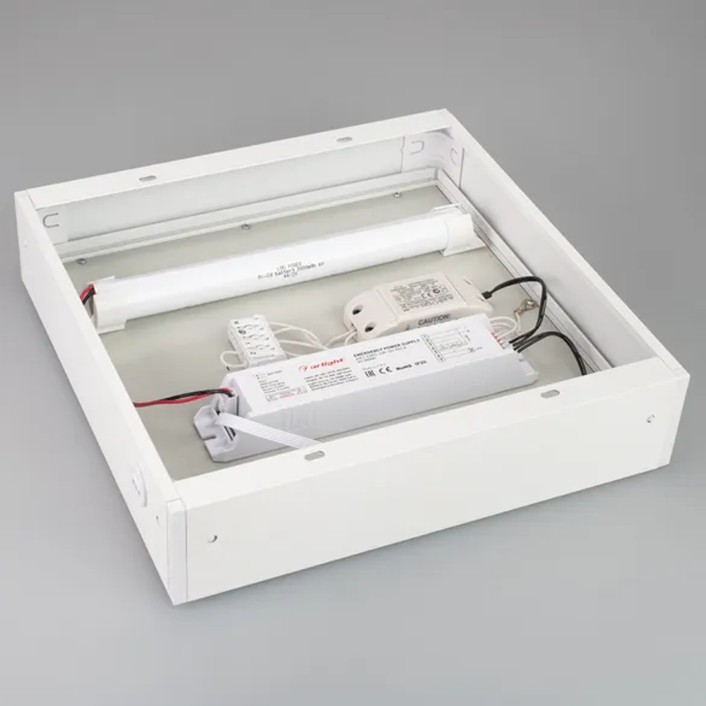 Светильник IM-EMERGENCY-3H-S300x300-17W Day4000 (WH, 120 deg, 230V) (Arlight, IP40 Металл, 2 года) 034931