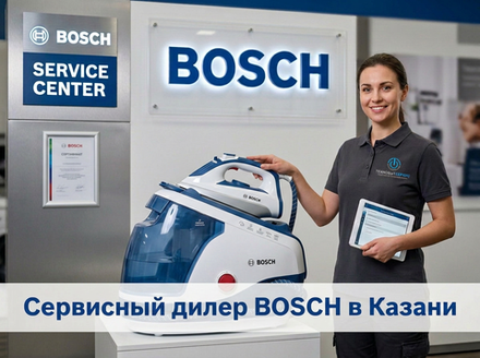 Ремонт паровой станции Bosch в Казани