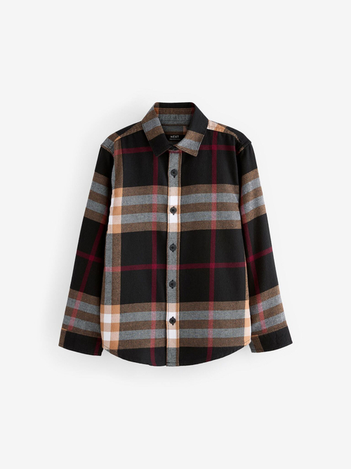 Рубашка для мальчика Next K83-509, Коричневый, Бежевый