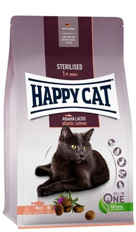 Happy Cat Sterilised Atlantik-Lachs (лосось)