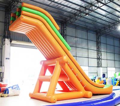 Водная горка «Мандаринка» для вышки (опоры), 9×4×5 м