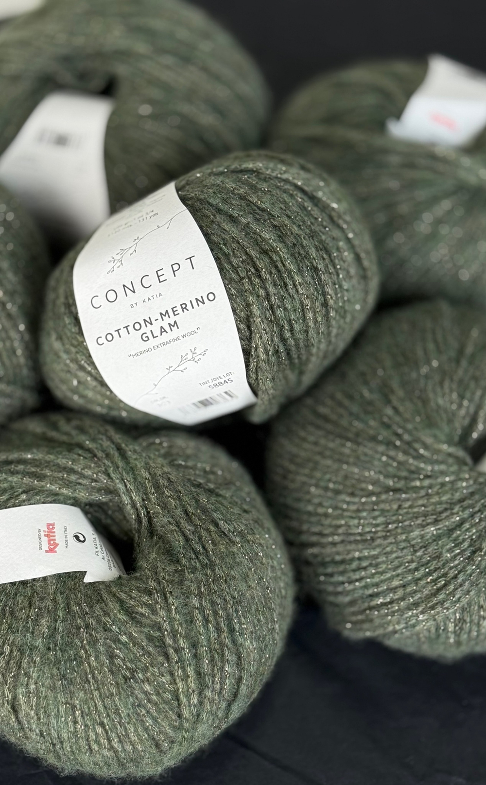 Cotton Merino GLAM (303/хаки)