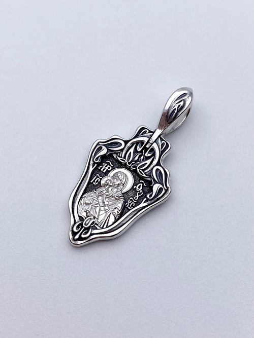 Образок из серебра/Чернение/Владимирская БМ