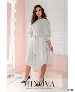 Платье 3137В-молочный Minova